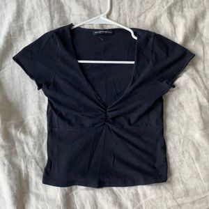Black Brandy Melville V-Neck